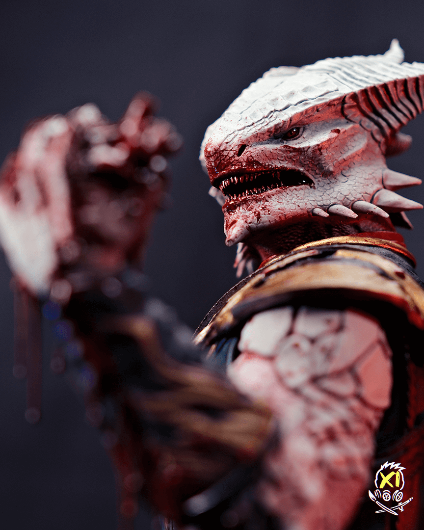 Stratum XI hand-painted 3D printed Dark Urge (Dragonborn) statue from Baldurs Gate 3 (sculpted by H3ll Creator) - image 1 of 7